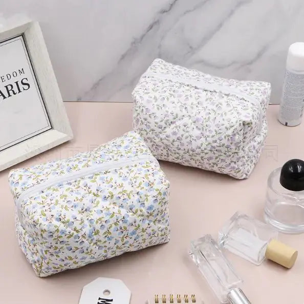 Large Floral Cosmetic Storage Bag